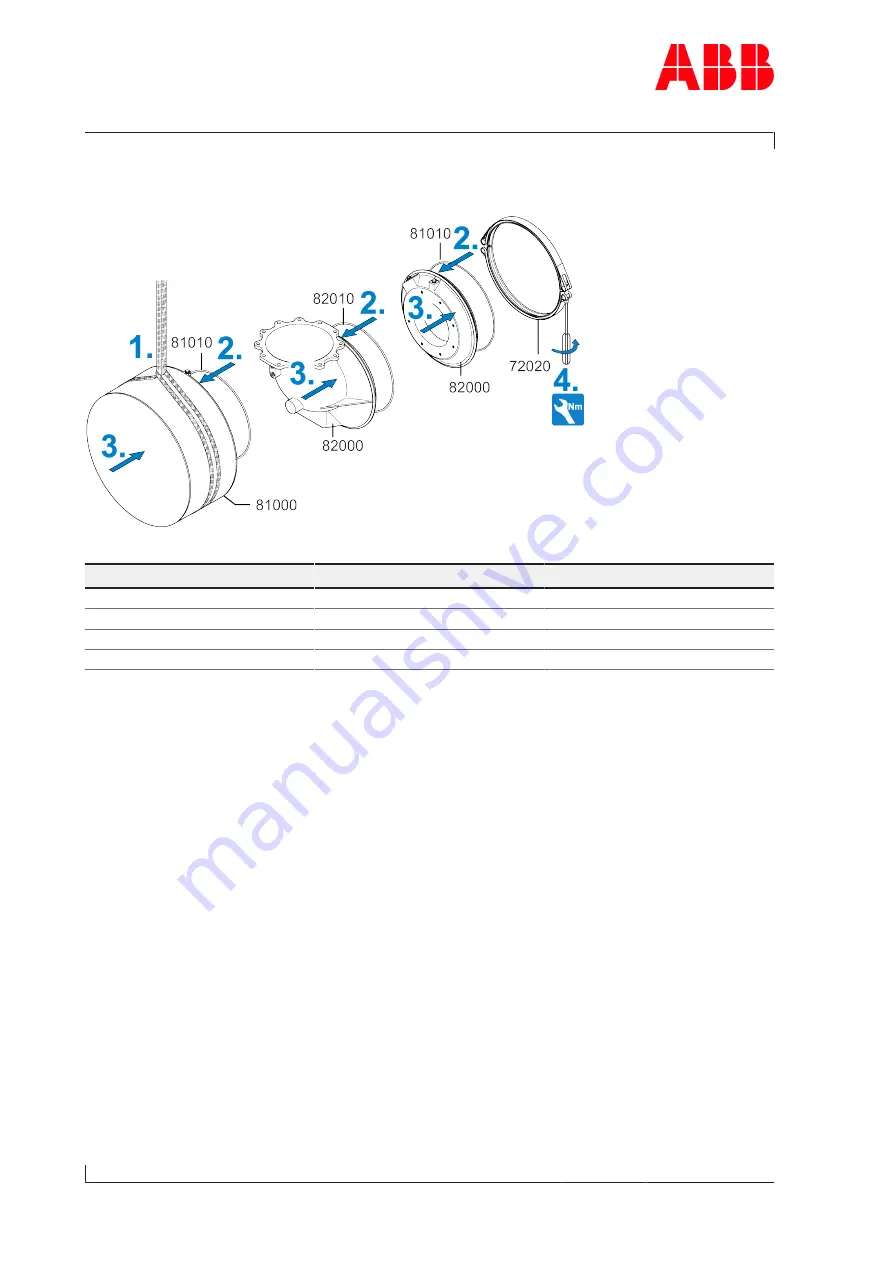 ABB A140-M Series Operation Manual Download Page 116