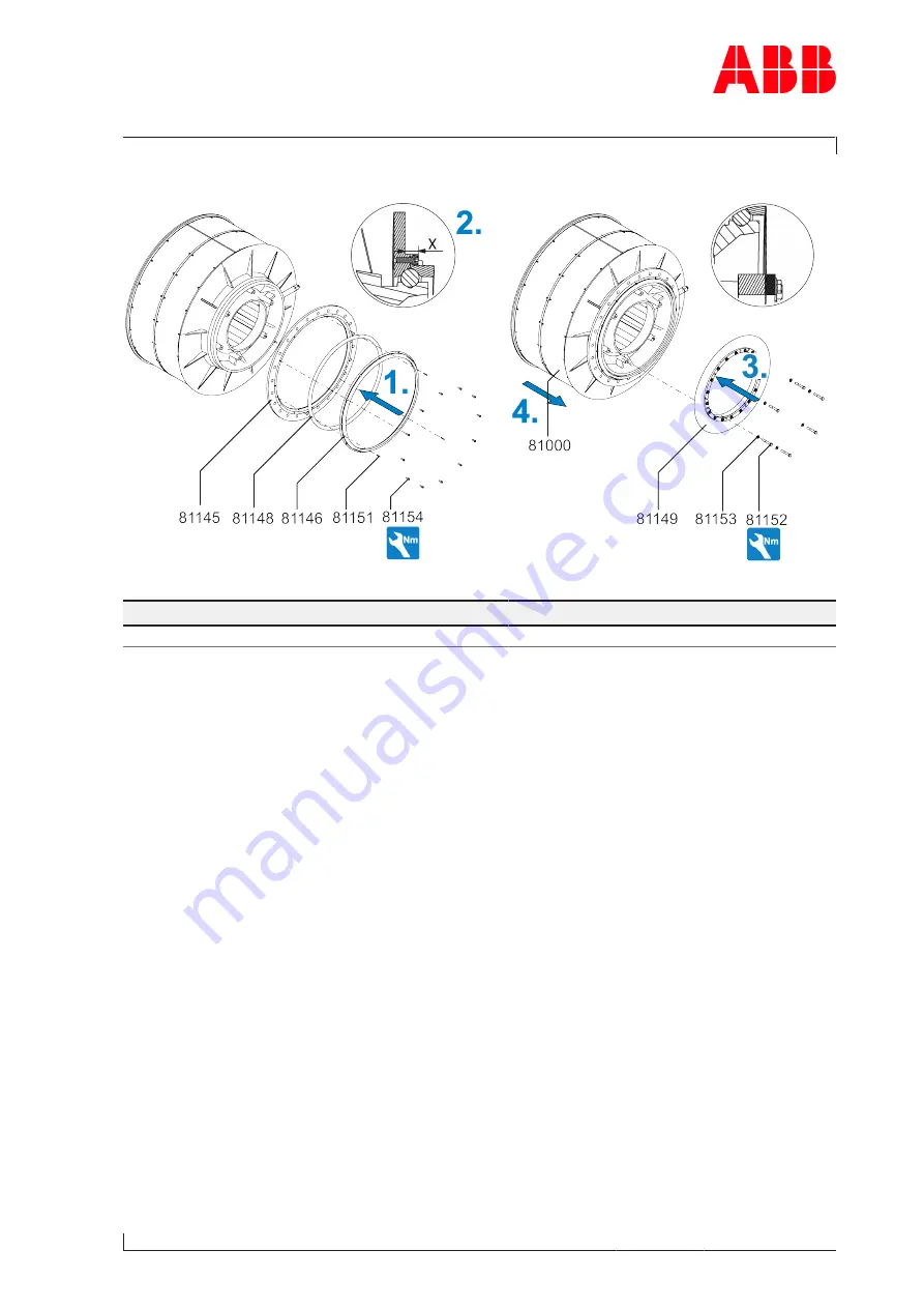 ABB A150-M Operation Manual Download Page 83