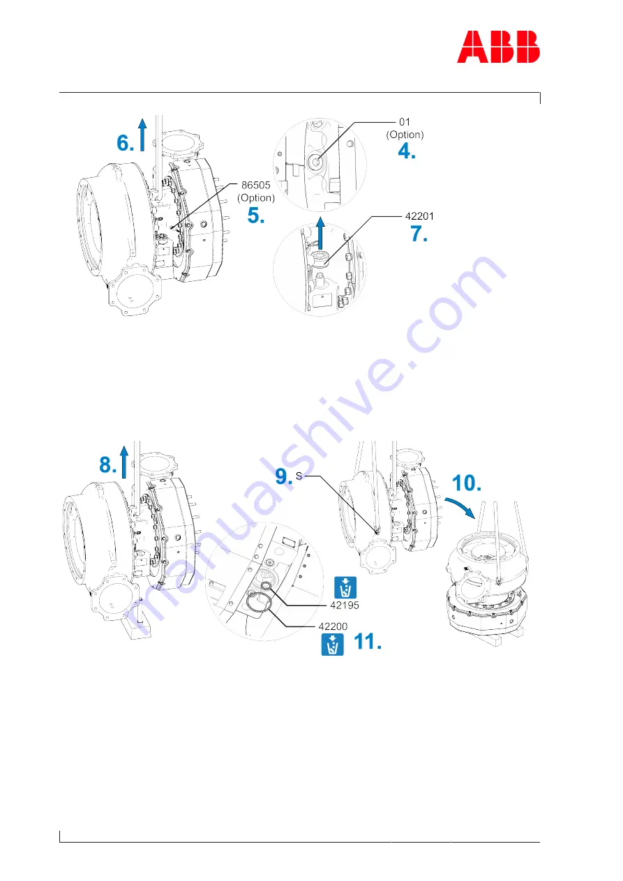 ABB A150-M Operation Manual Download Page 110