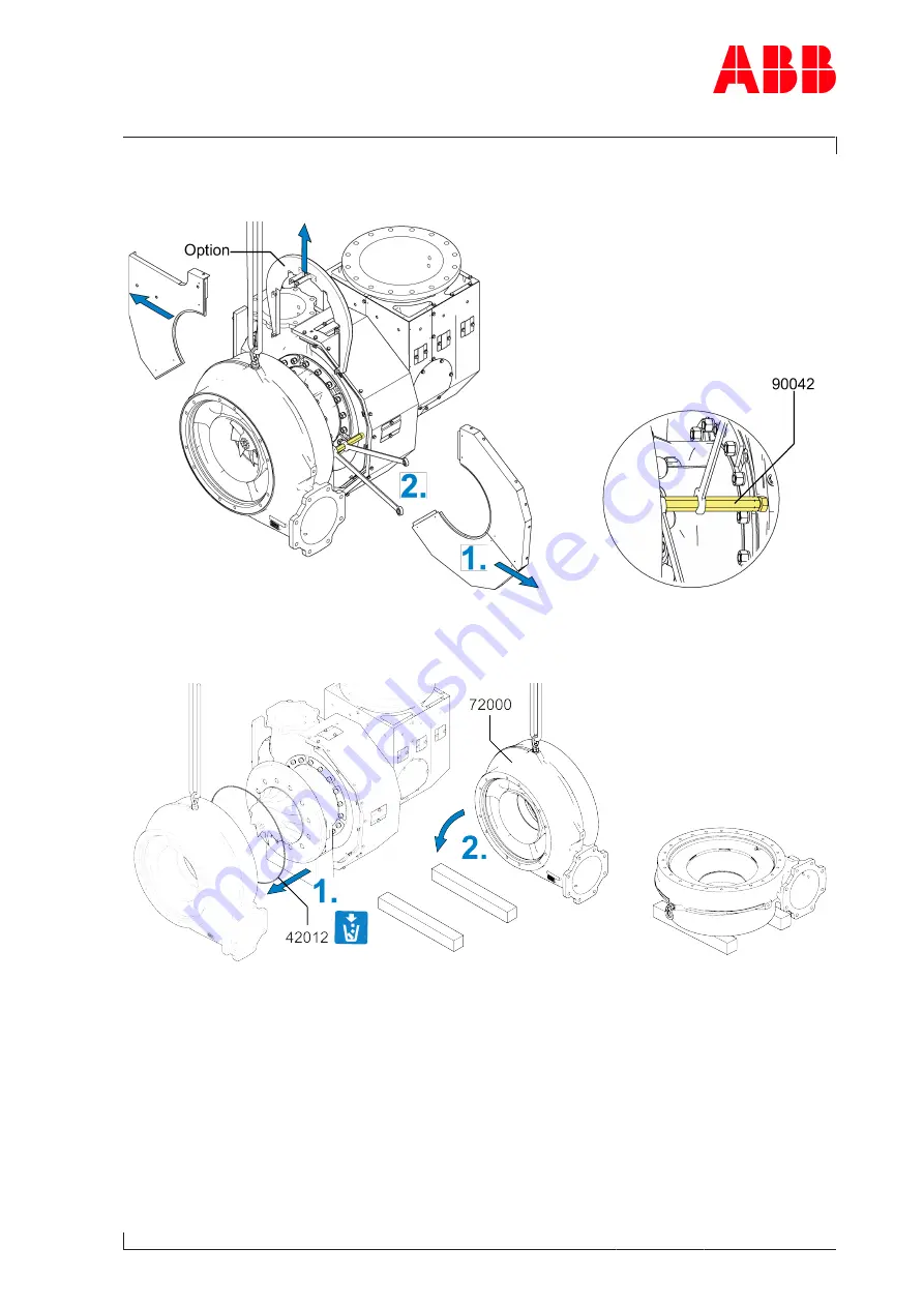 ABB A150-M Operation Manual Download Page 139