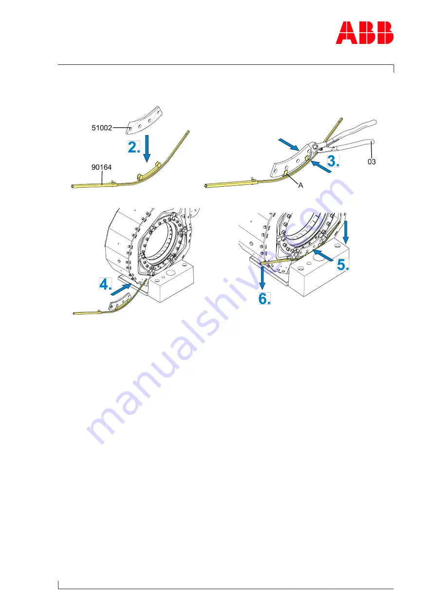 ABB A150-M Operation Manual Download Page 161