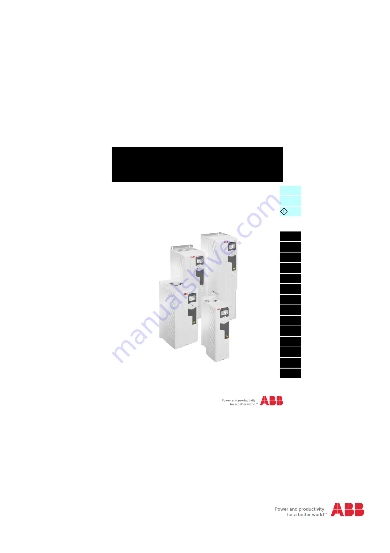 ABB ACS580-01 drives Manual Download Page 1