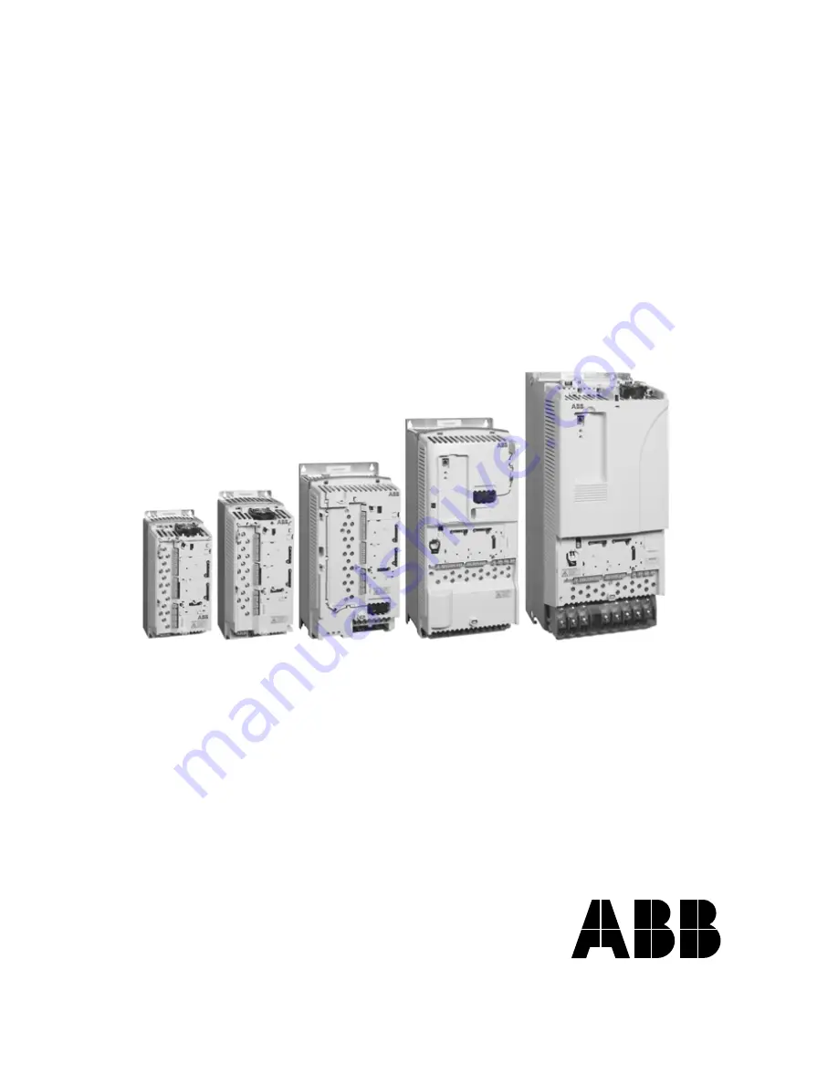 ABB ACS800-U4 Скачать руководство пользователя страница 1