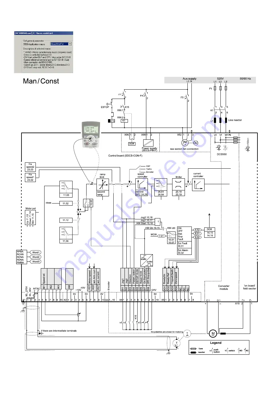 ABB DCS550-S01 Quick Manual Download Page 96