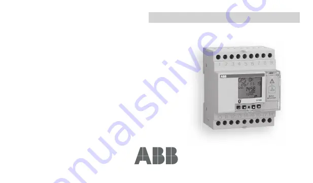 ABB DY365 Series Скачать руководство пользователя страница 1