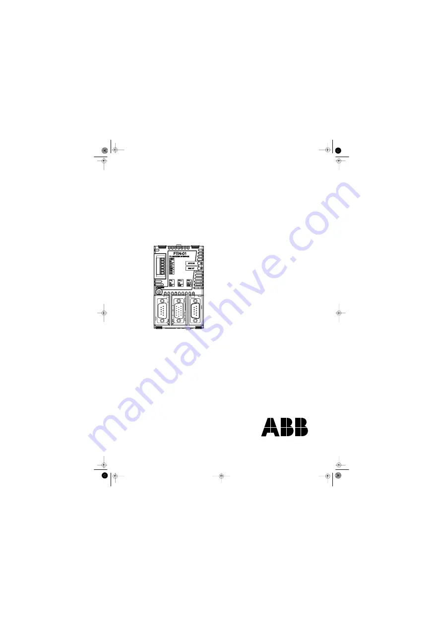 ABB FEN-01 Quick Manual Download Page 1