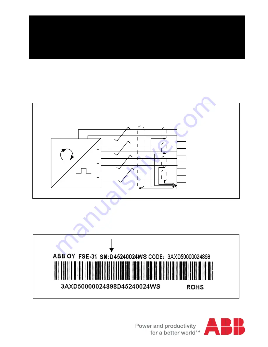 ABB FSE-31 Quick Manual Download Page 1