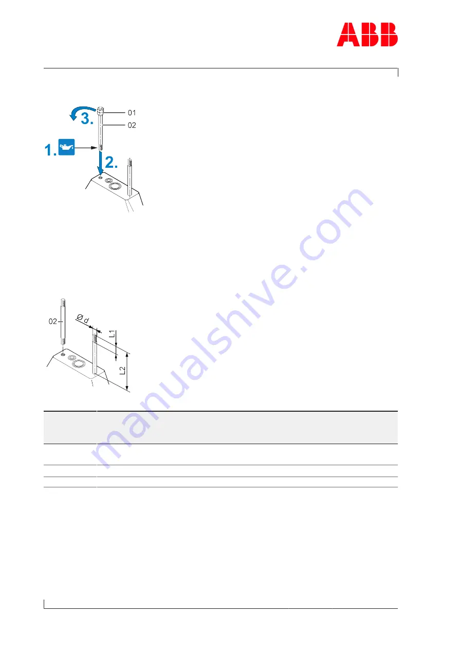 ABB HT574962 Original Operation Manual Download Page 44