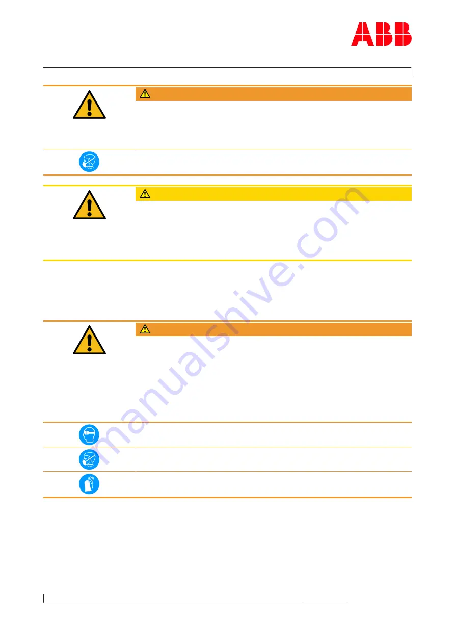 ABB HT581466 Operation Manual Download Page 70