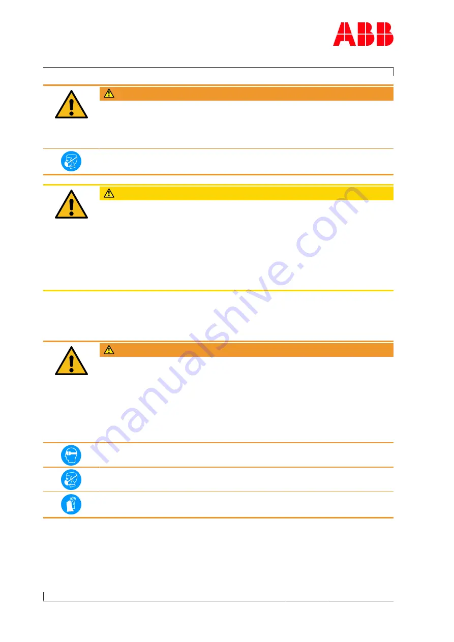 ABB HT583916 Operation Manual Download Page 88