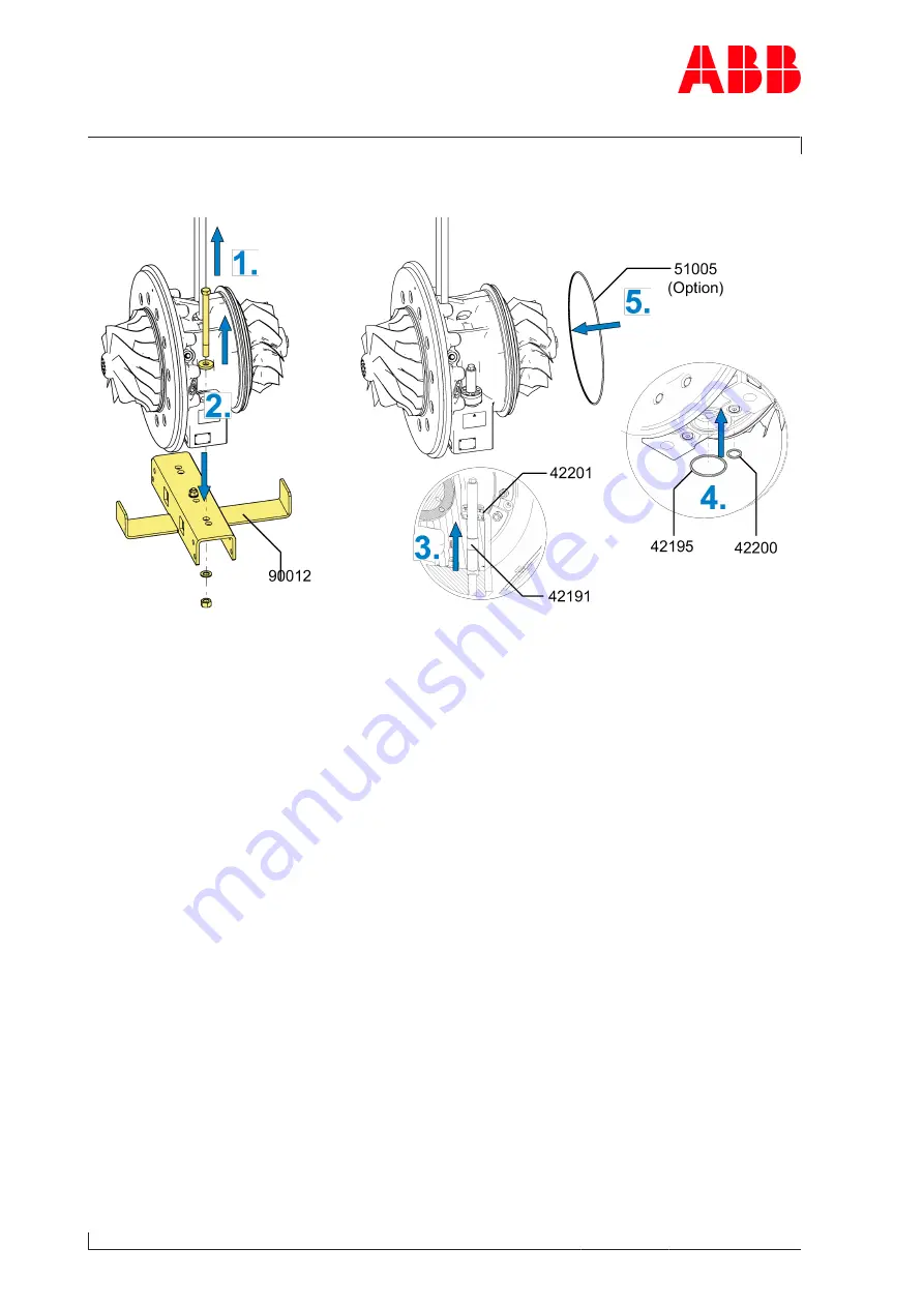 ABB HT612540 Operation Manual Download Page 136