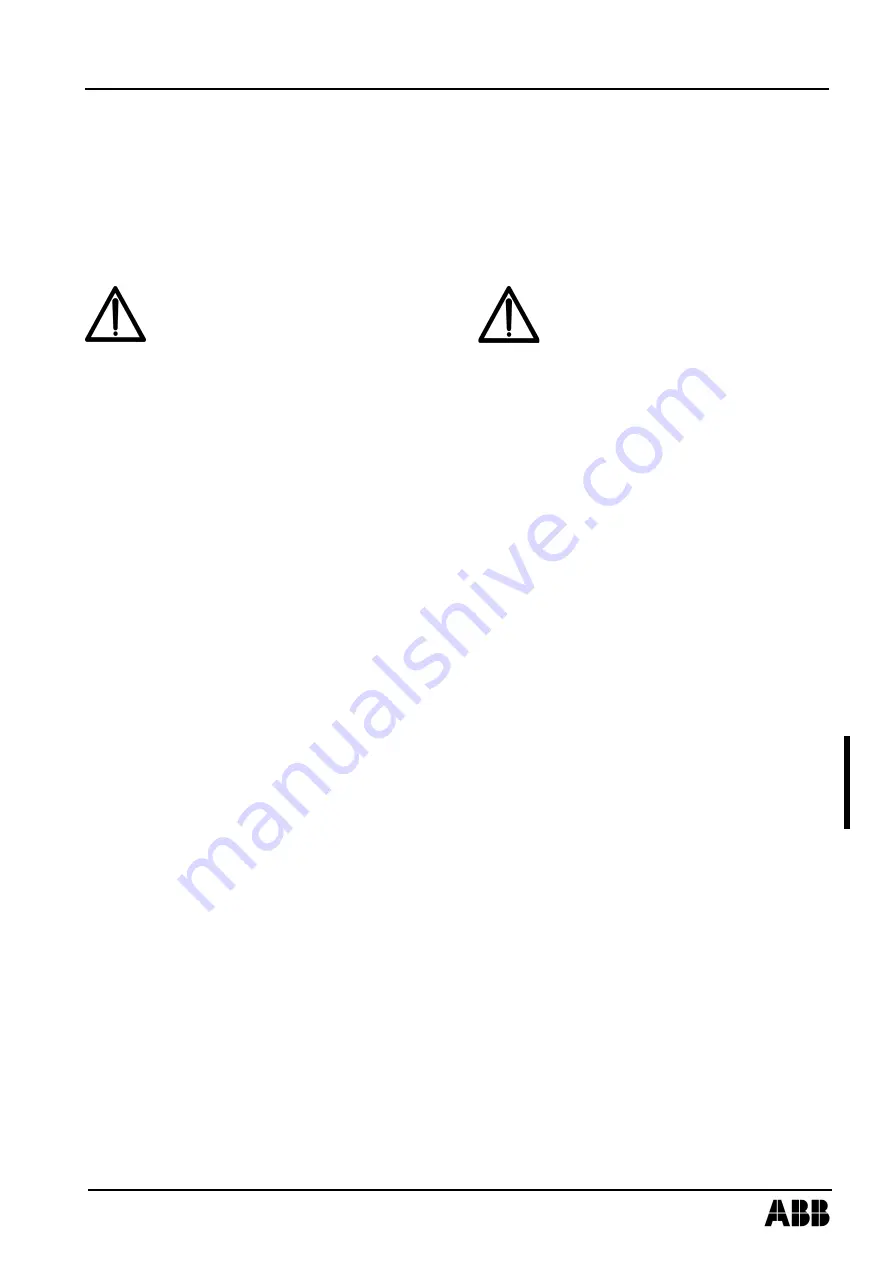 ABB HT842183 Operation Manual Download Page 45