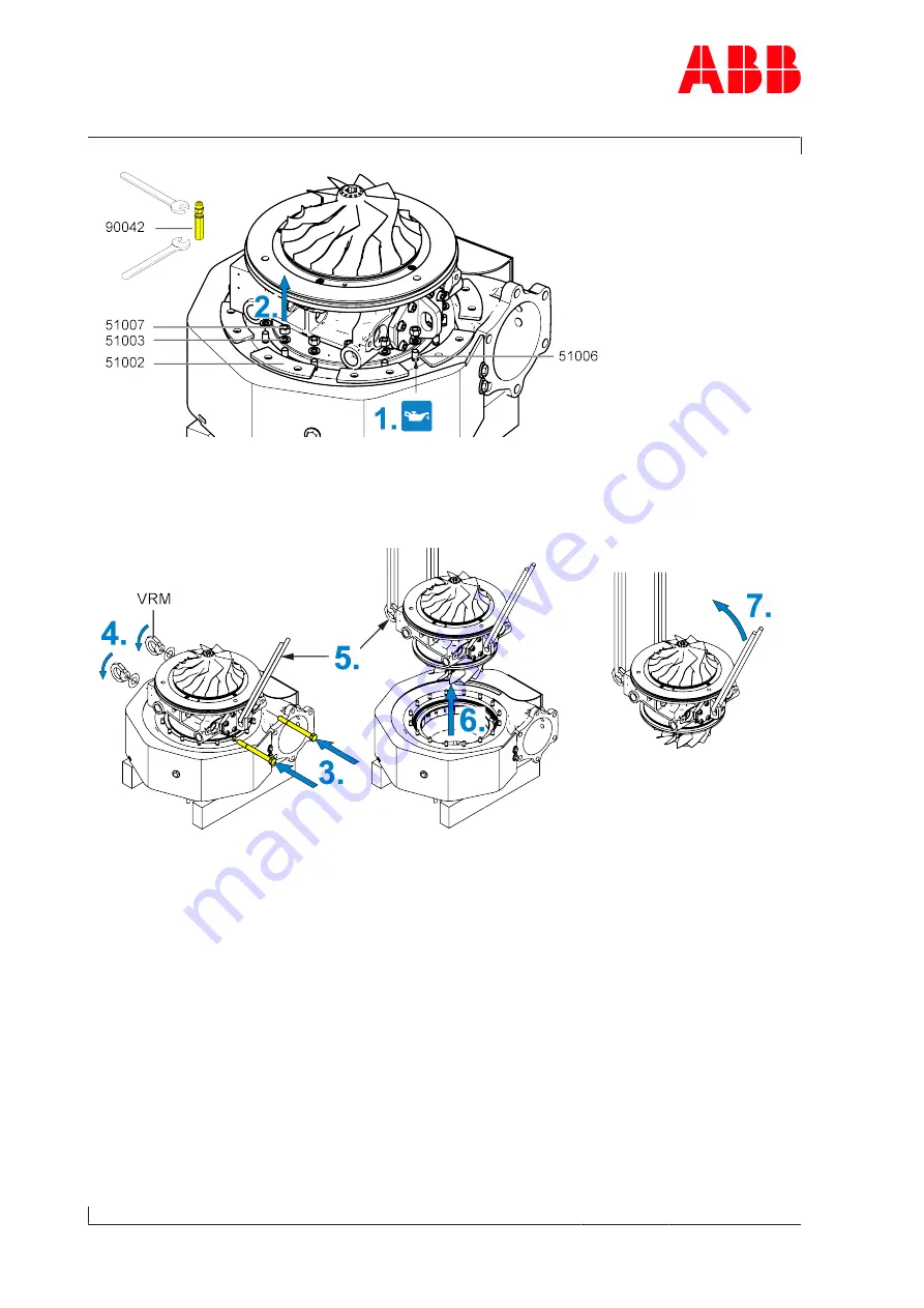 ABB HT842985 Operation Manual Download Page 98