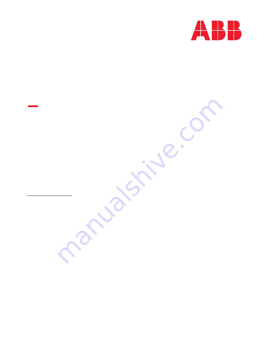 ABB ITS2.1 User Manual Download Page 44