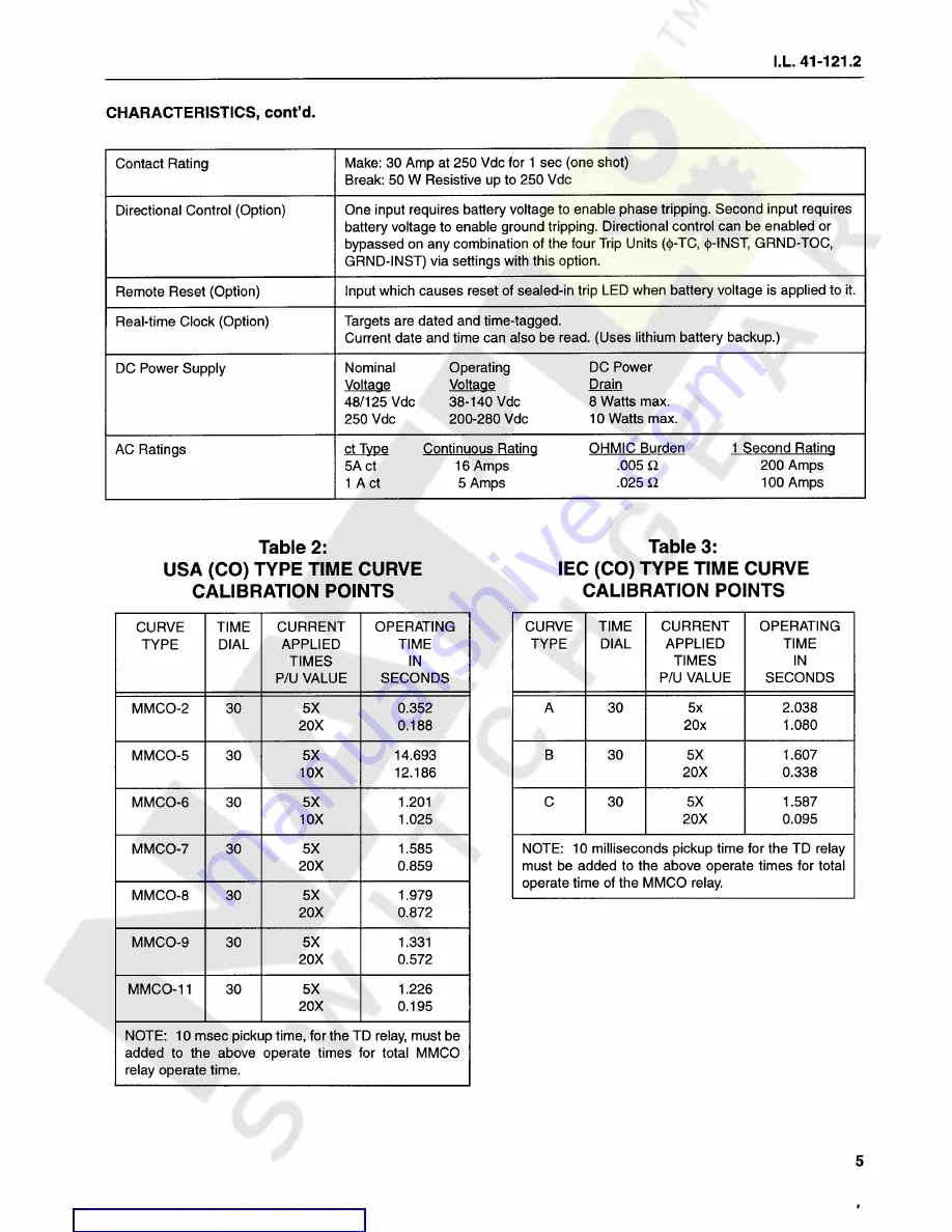 ABB MMCO-2 Instruction Leaflet Download Page 5