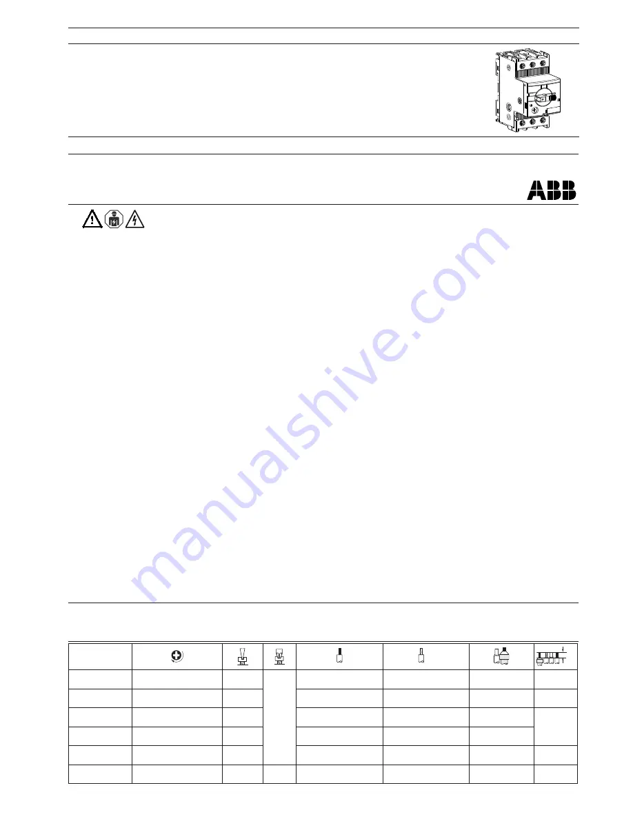 ABB MS132 Installation Instructions Download Page 1