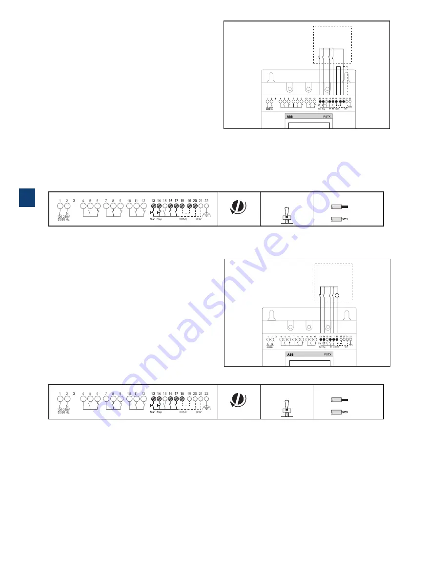 ABB PSTX30 Installation And Commissioning Manual Download Page 40