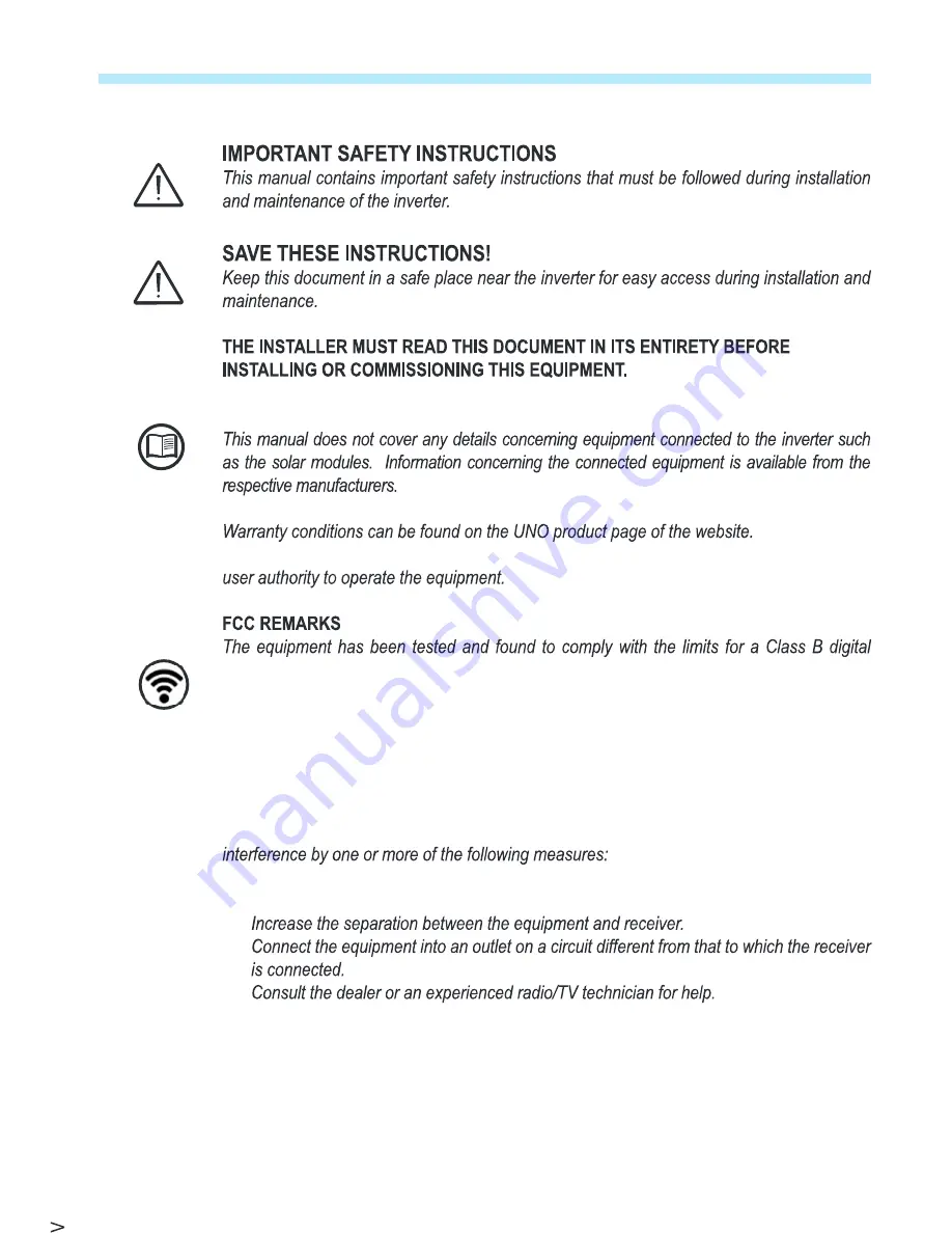 ABB PVI-3.0-OUTD-S-US-A Product Manual Download Page 3