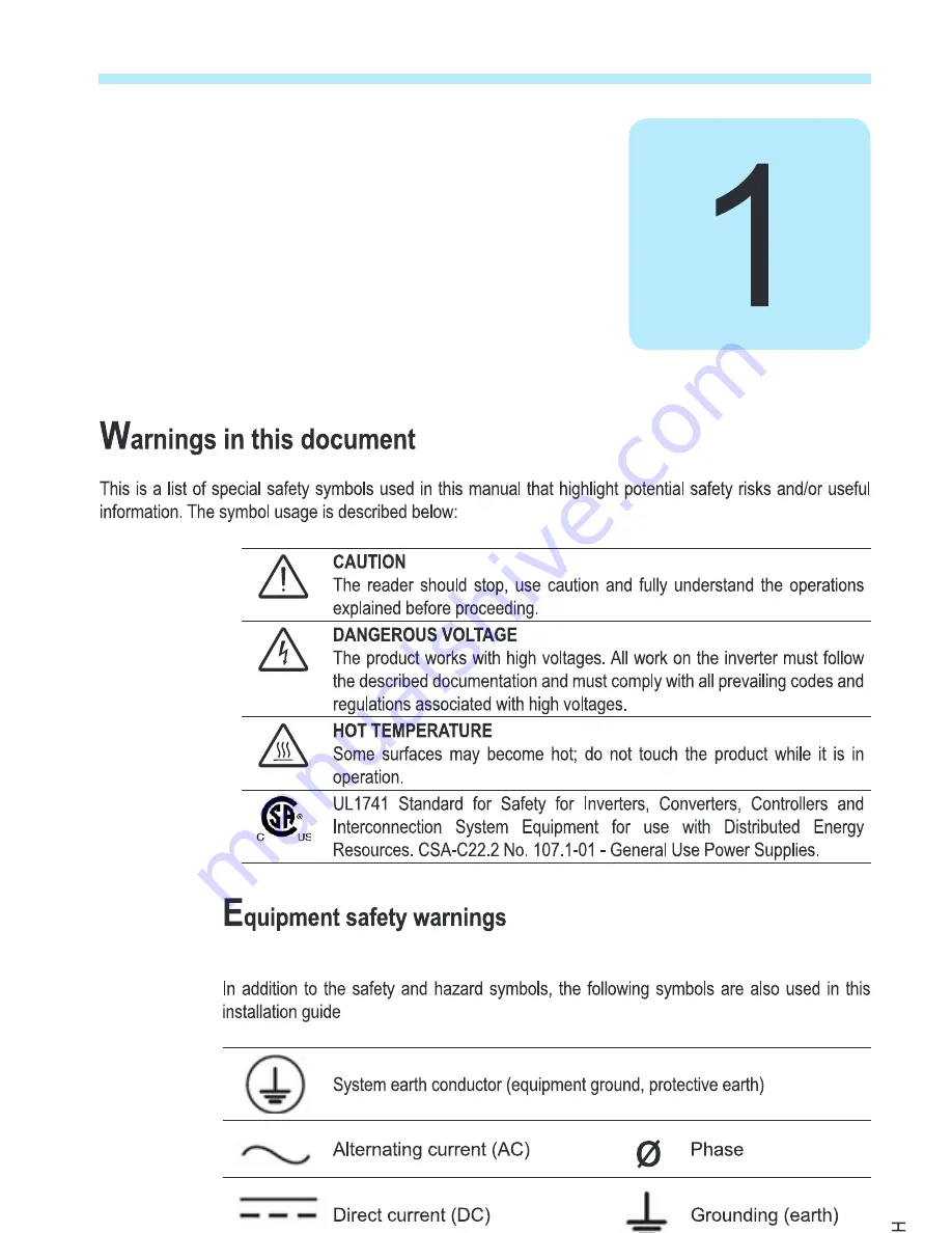 ABB PVI-3.0-OUTD-S-US-A Product Manual Download Page 7