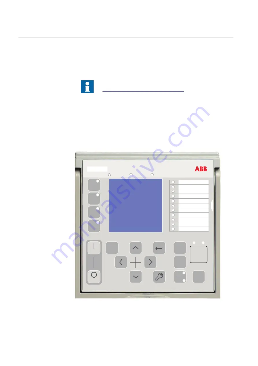 ABB RELION Series Скачать руководство пользователя страница 36