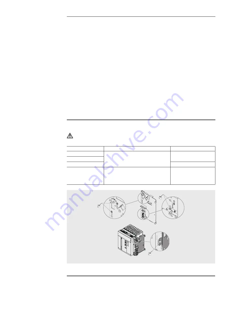 ABB SACE Emax E2.2 Installation, Operation And Maintenance Instructions For The Installer And The User Download Page 65