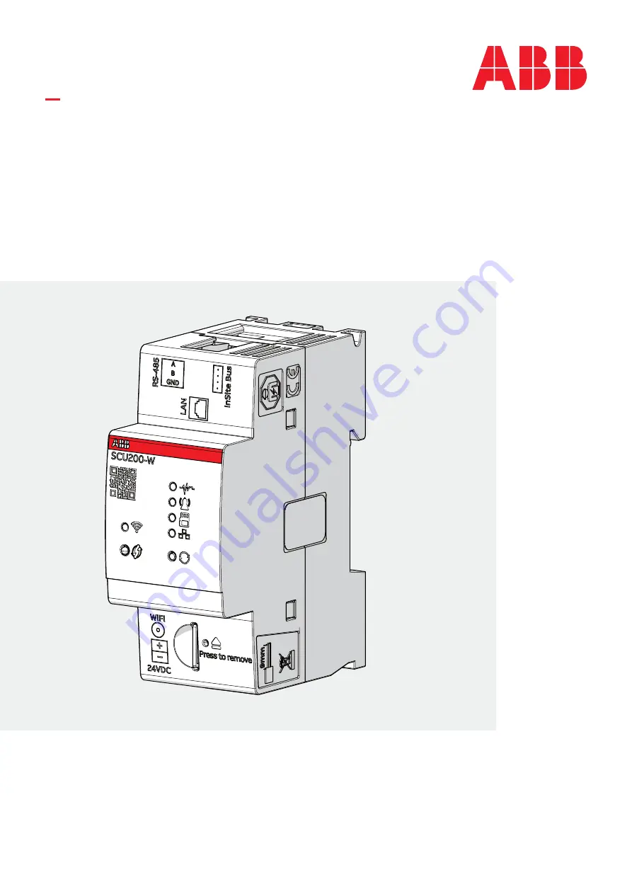 ABB SCU200 Скачать руководство пользователя страница 1