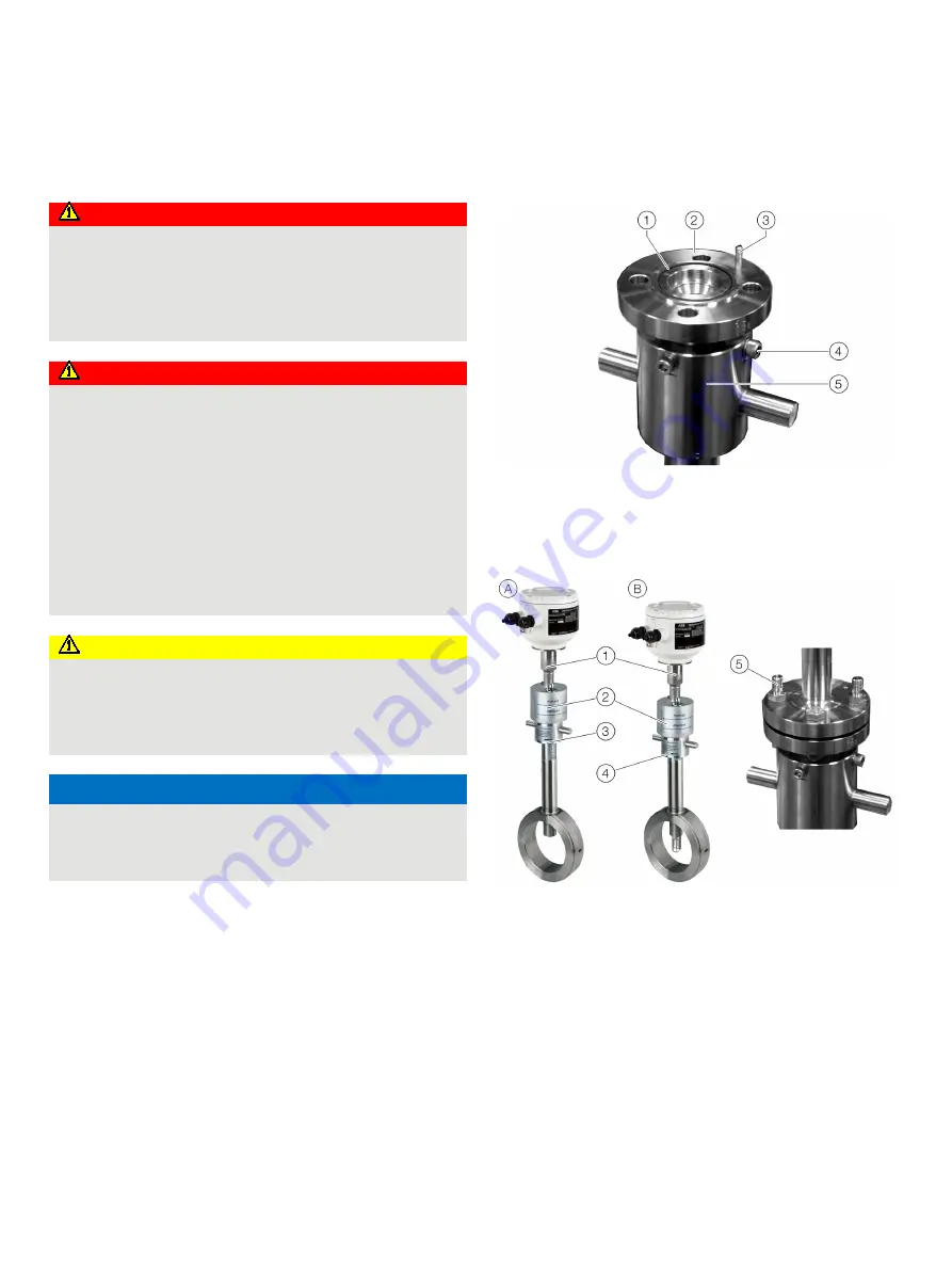 ABB SensyMaster FMT230 Commissioning Instruction Download Page 38