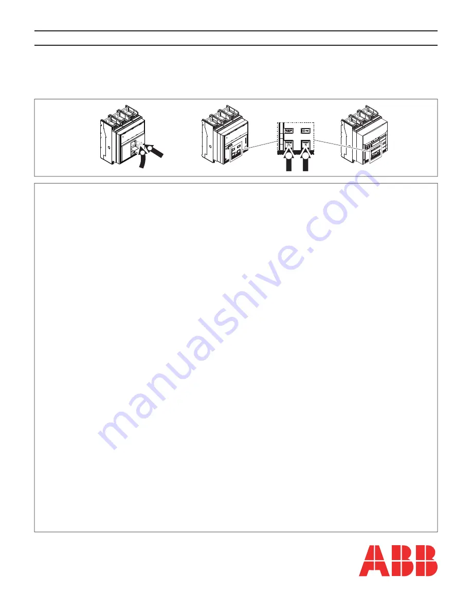 ABB T7-T7M-X1 Servicing Instructions Download Page 1