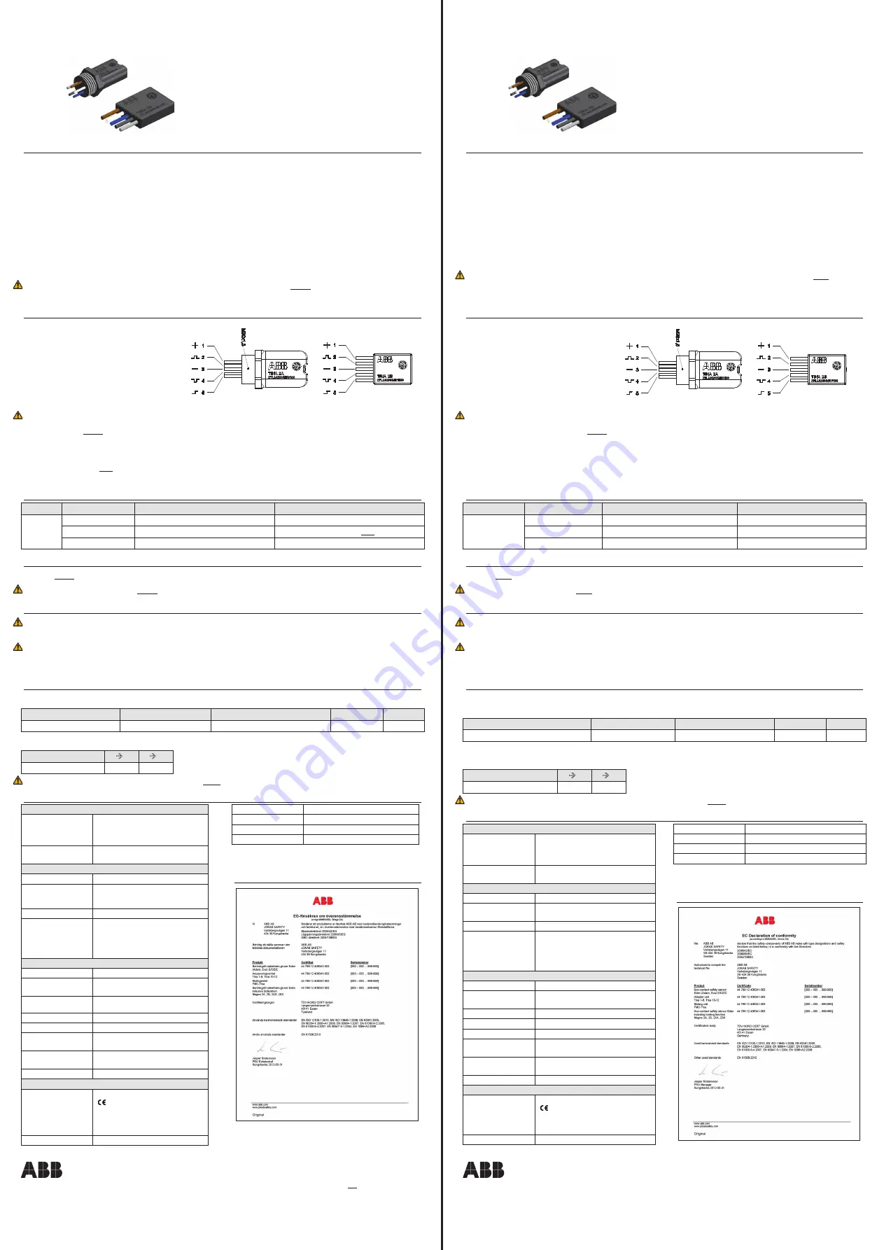 ABB Tina 2A Quick Start Manual Download Page 1