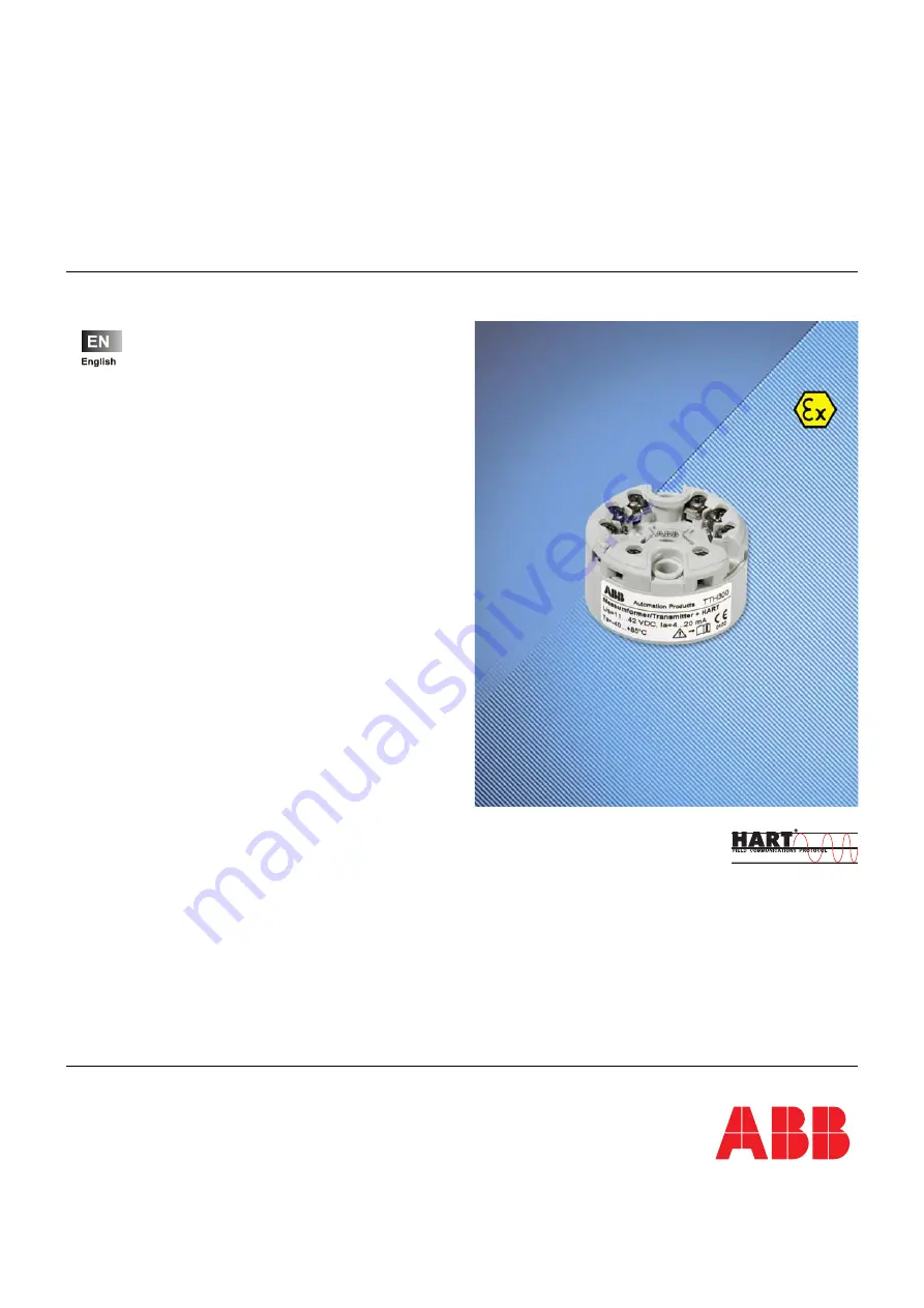 ABB TTH300 Series Instructions Manual Download Page 1