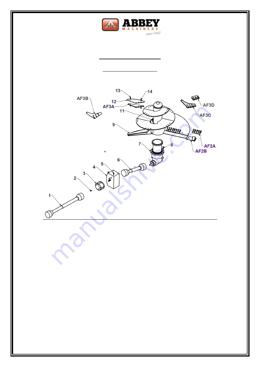 Abbey Machinery VF1500T Maintenance, Operating Instructions And Spare Parts Lists Download Page 31