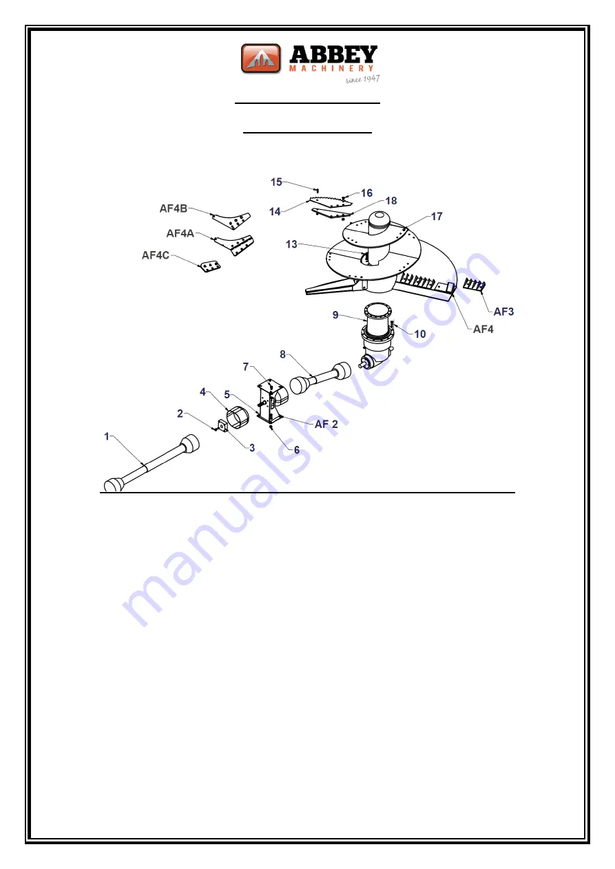 Abbey Machinery VF1500T Maintenance, Operating Instructions And Spare Parts Lists Download Page 32