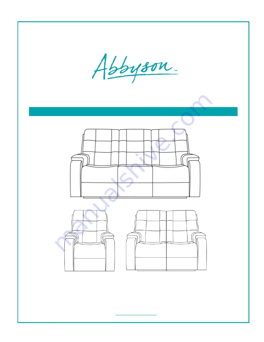 Abbyson RX-M466 Скачать руководство пользователя страница 1