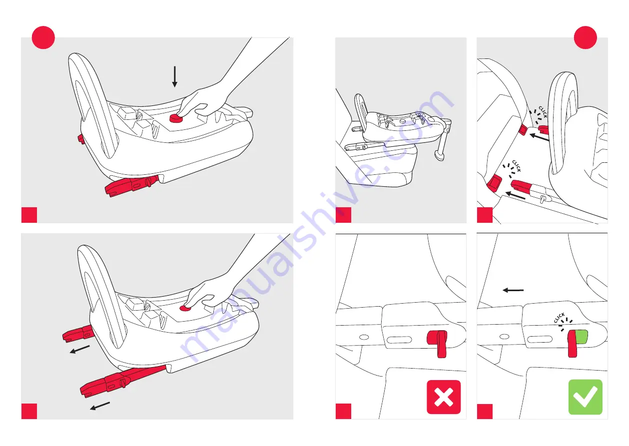 ABC Design Isofix Base Tulip Instructions For Use Manual Download Page 4