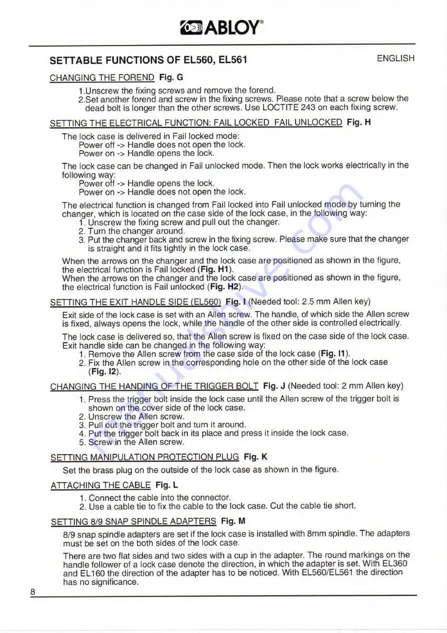 Abloy EL560 Quick Start Manual Download Page 5