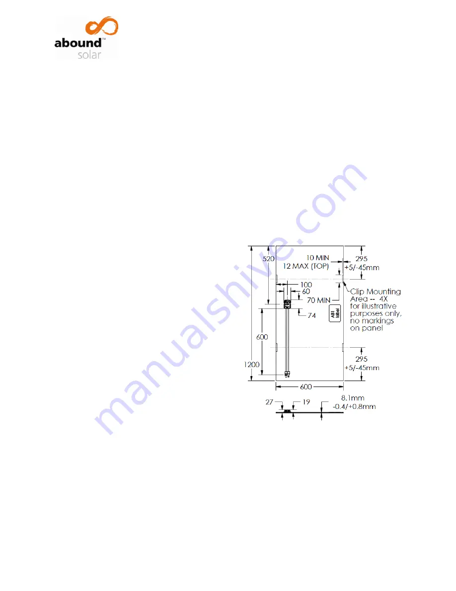 Abound Solar AB1 Series Mounting Application Note Download Page 2