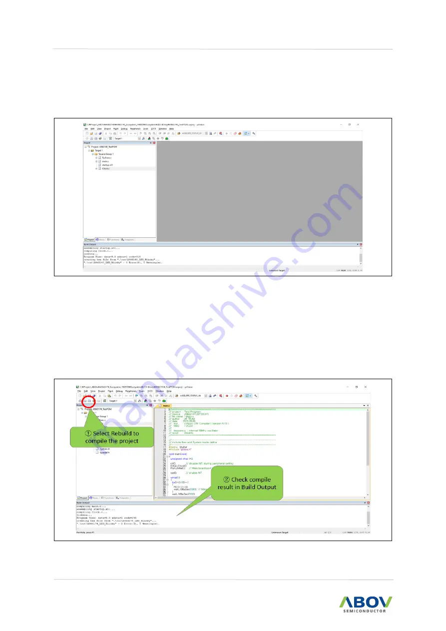 Abov 8-bit MCU Quick Manual Download Page 14