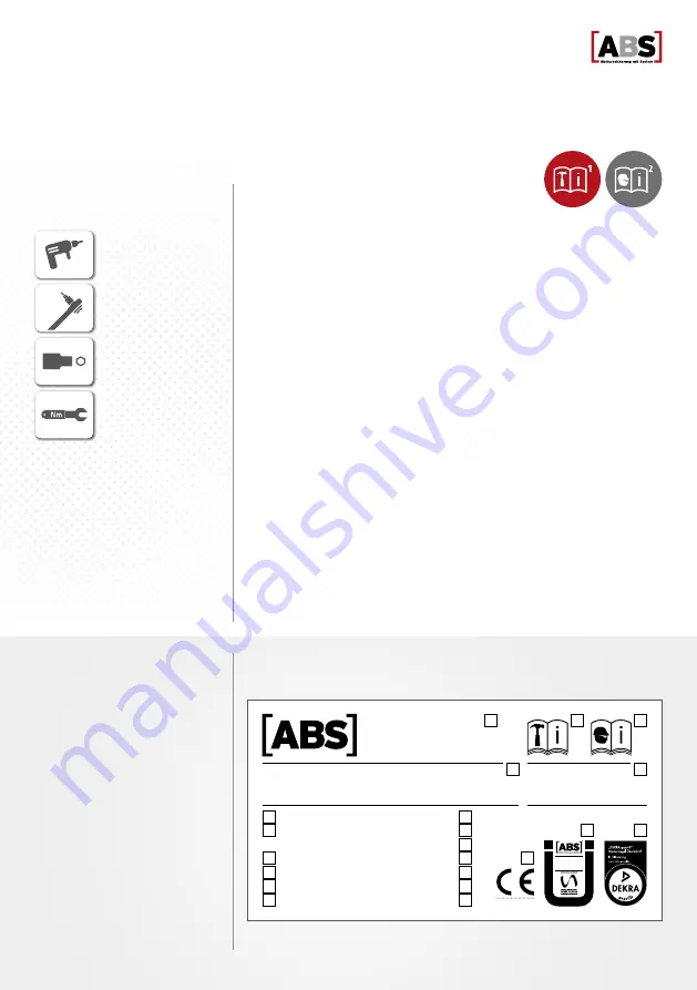 ABS ABS-Lock X-PMT-4 Quick Start Manual Download Page 2