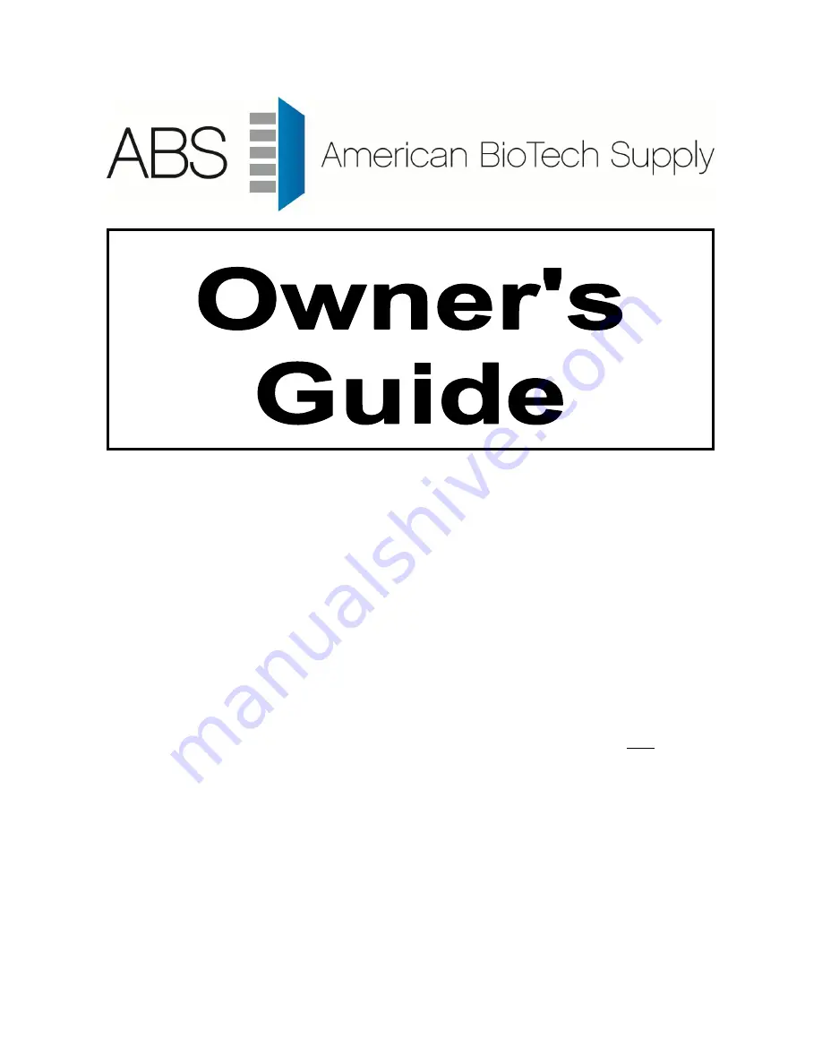 ABS PH-ABT-UCFS-0204G Owner'S Manual Download Page 1