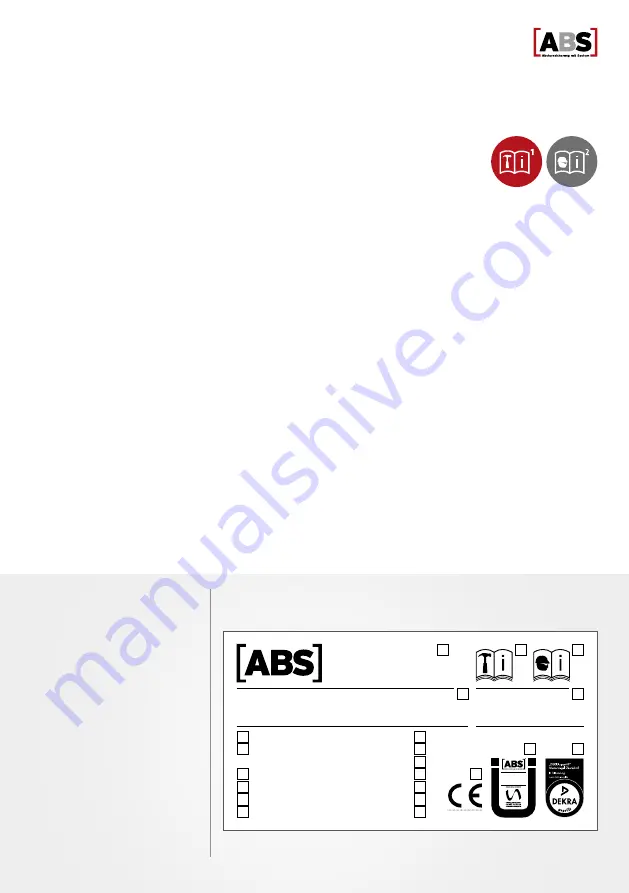 ABS Trauma Strap Manual Download Page 2