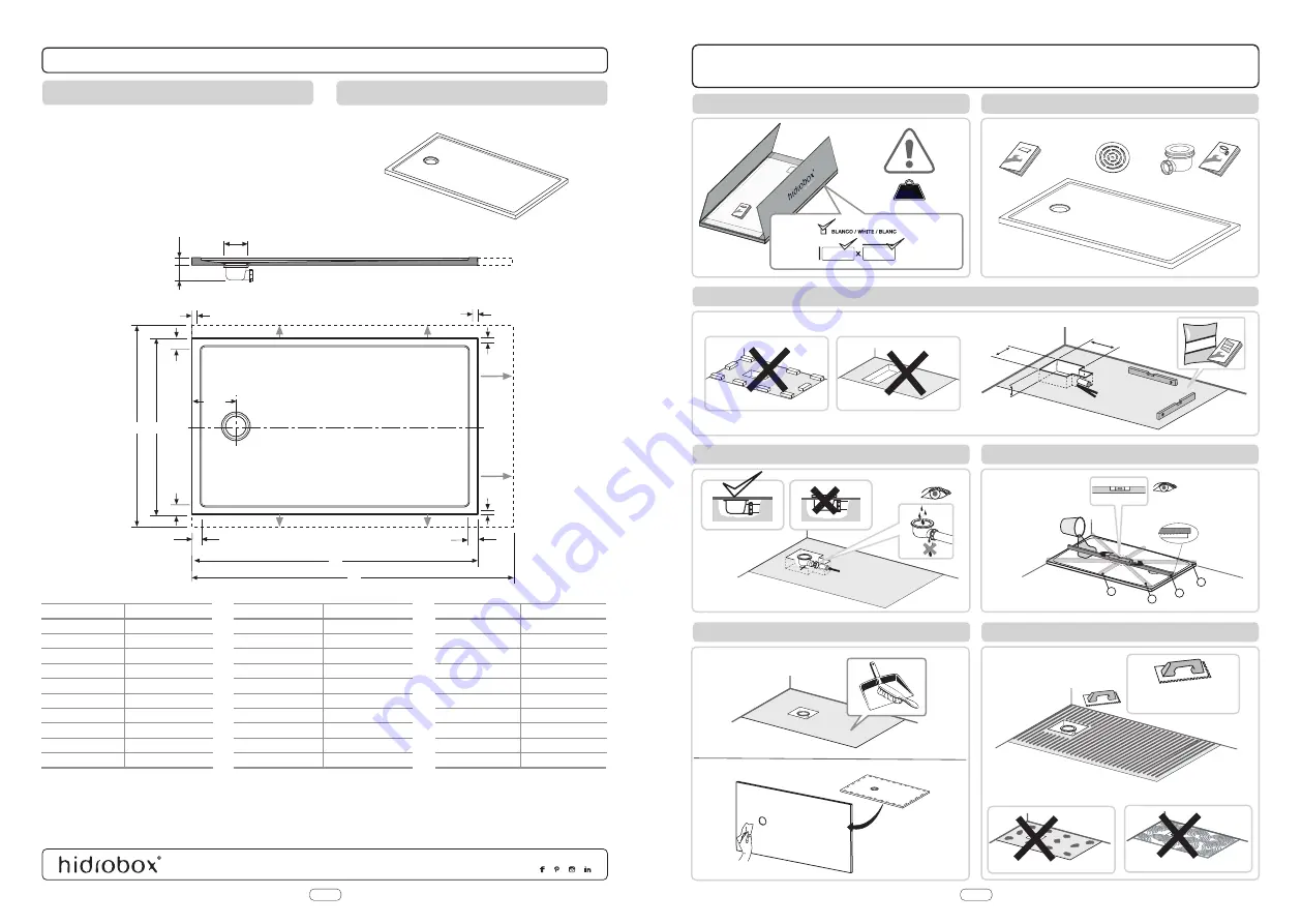 Absara HIDROBOX QUADRO Installation And User Manual Download Page 3