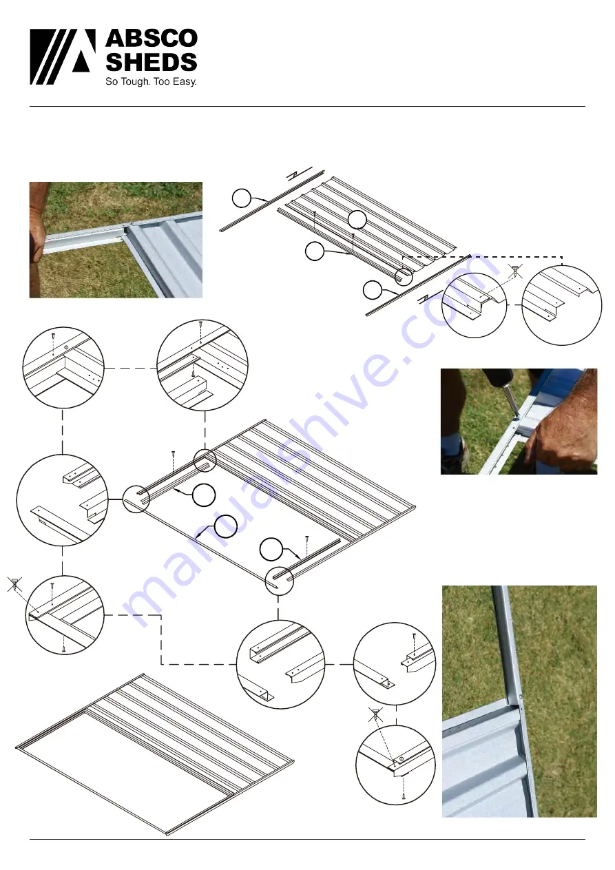 ABSCO SHEDS 15141RK Manual Download Page 12