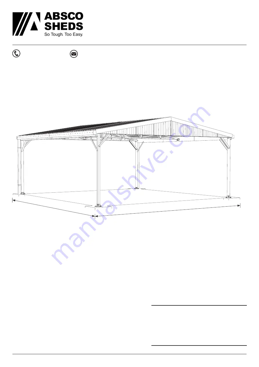 ABSCO SHEDS GCPDN2 Manual Download Page 1