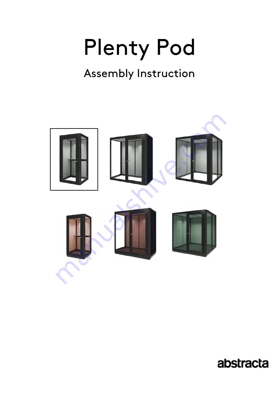 ABSTRACTA Plenty Pod Small Assembly Instructions Manual Download Page 1