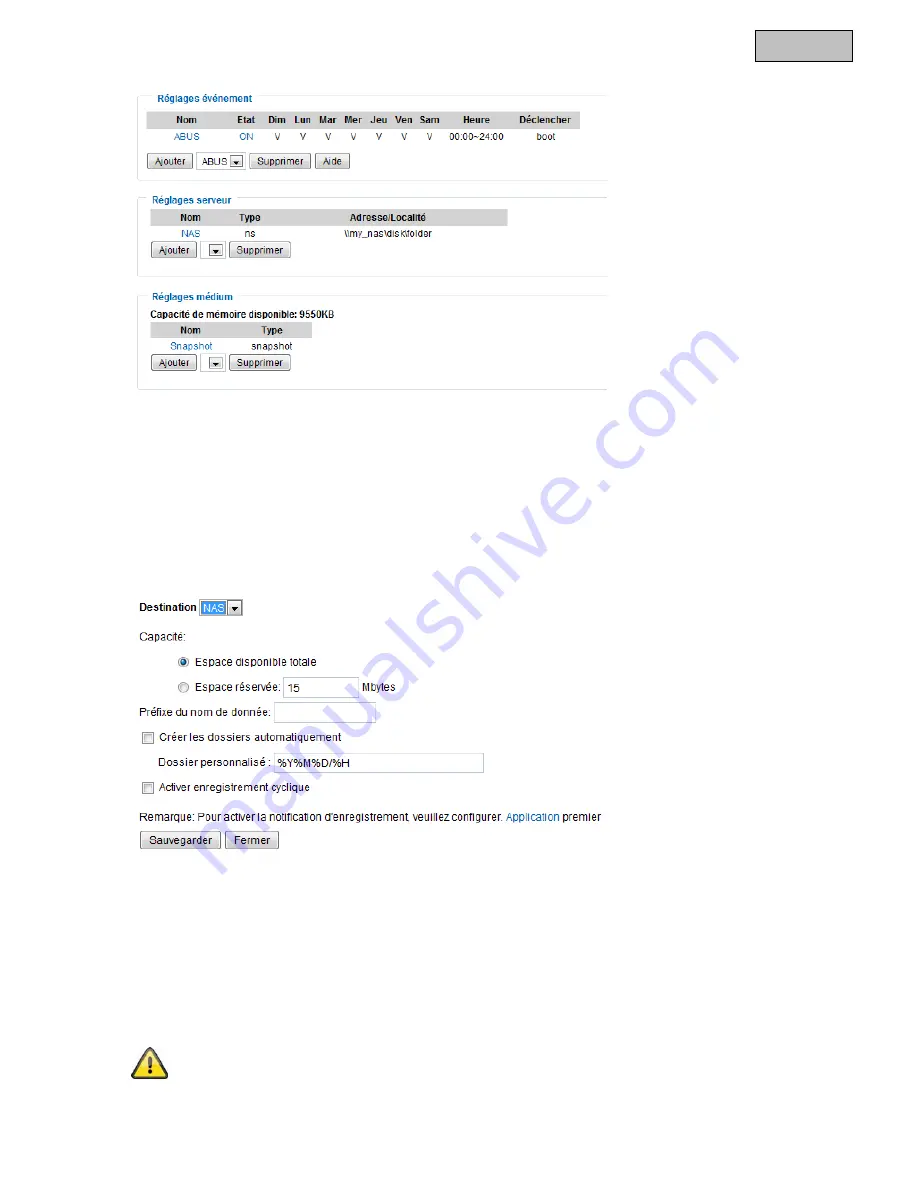 Abus CASA20550 User Manual Download Page 138