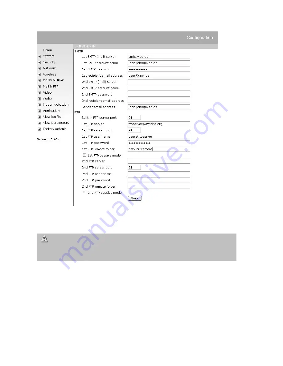 Abus DIGI-LAN TV7210 Скачать руководство пользователя страница 99