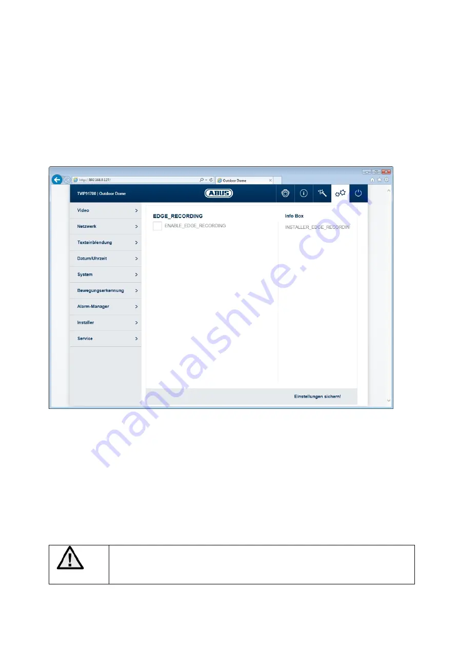 Abus IPCB24500 User Manual Download Page 128