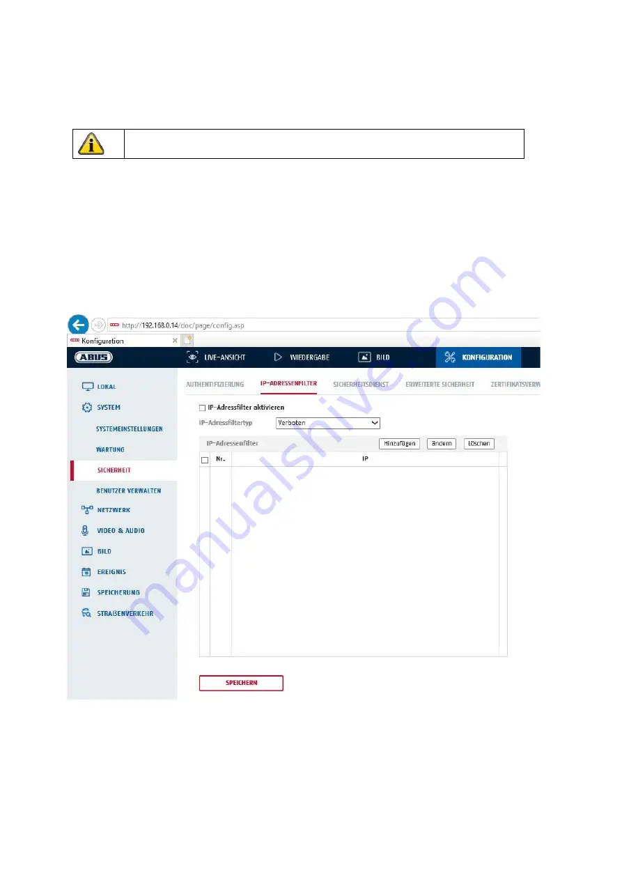 Abus IPCB34 Series User Manual Download Page 103