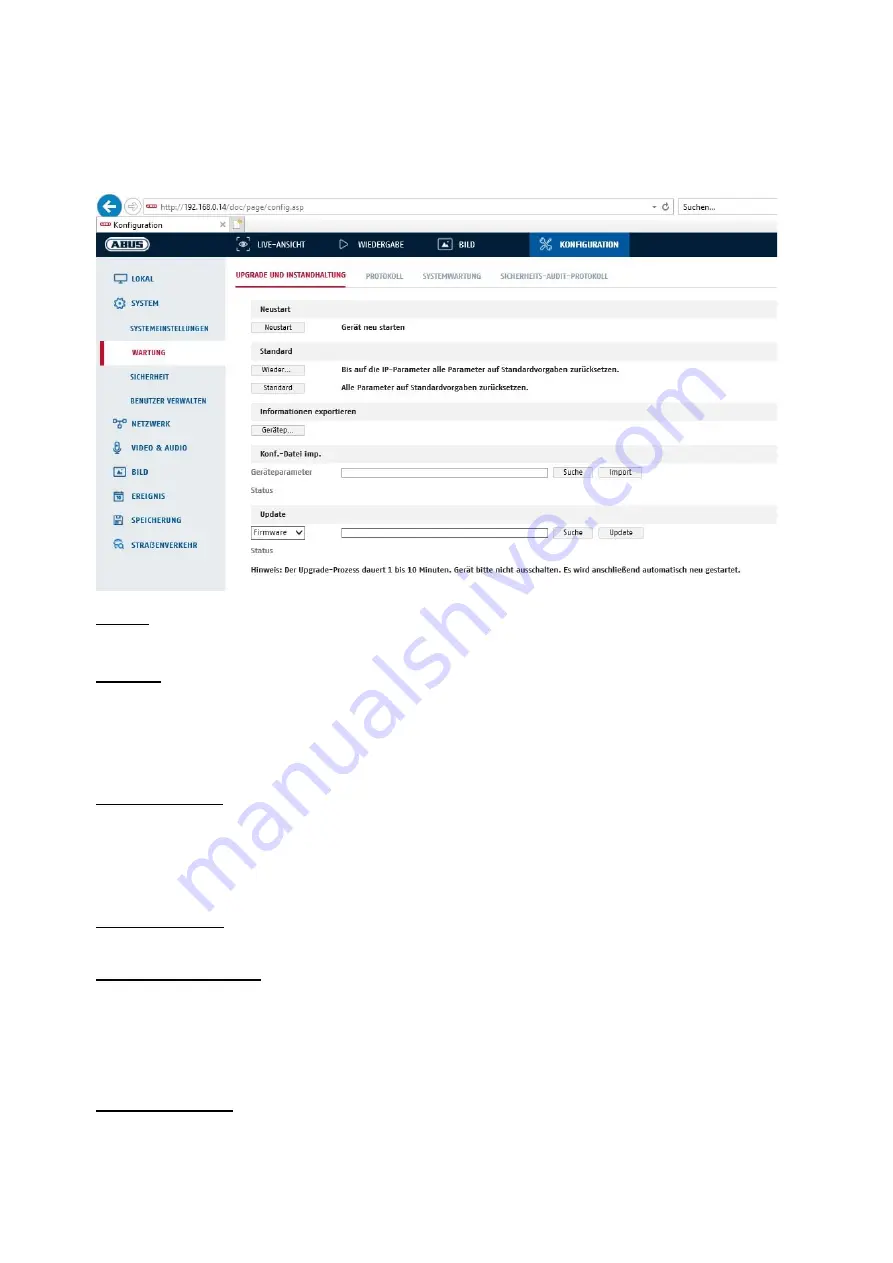 Abus IPCB34 Series User Manual Download Page 388