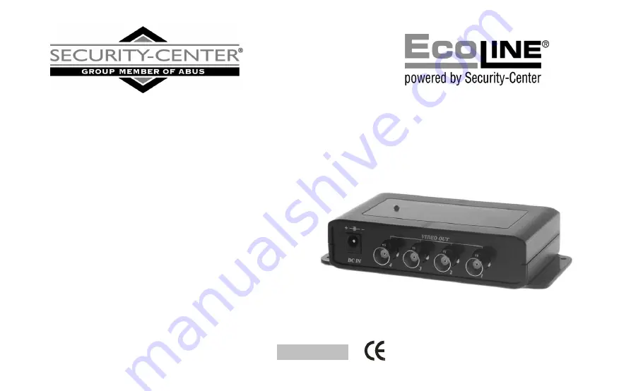 Abus Security-Center EcoLine TV8726 Installation Manual Download Page 17